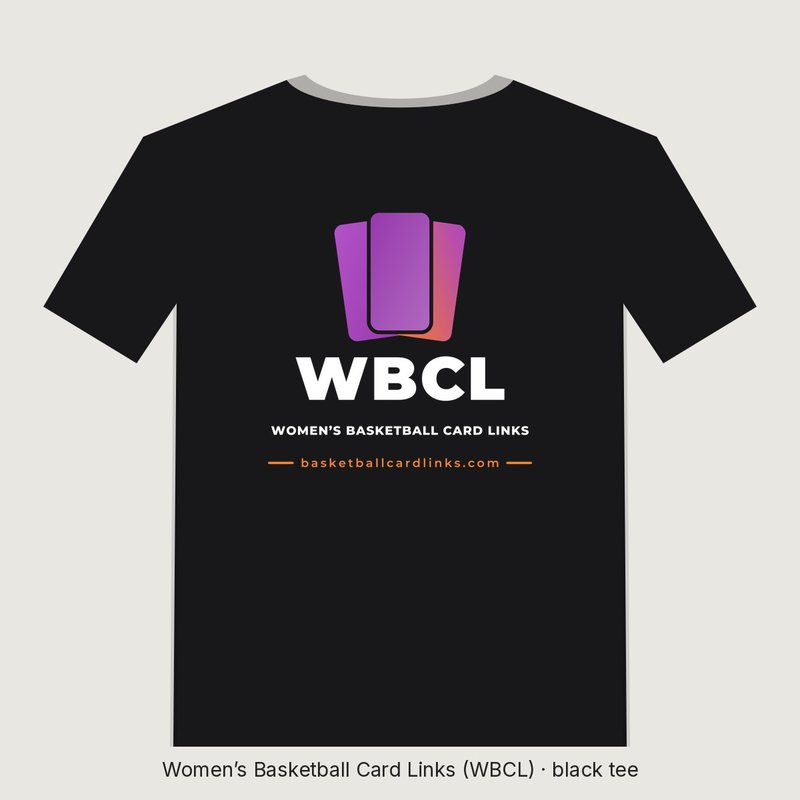 Women's Basketball Card Links WBCL Logo Collector Tee